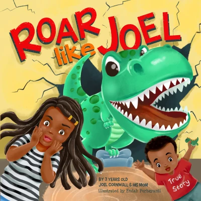 ROAR LIKE JOEL: Dinosaur Game Turn Into A Story, Fun Adventures Interactive Dino Peek-A-Boo Roar Story for Kids 2+ (The Chronicles of Joel)